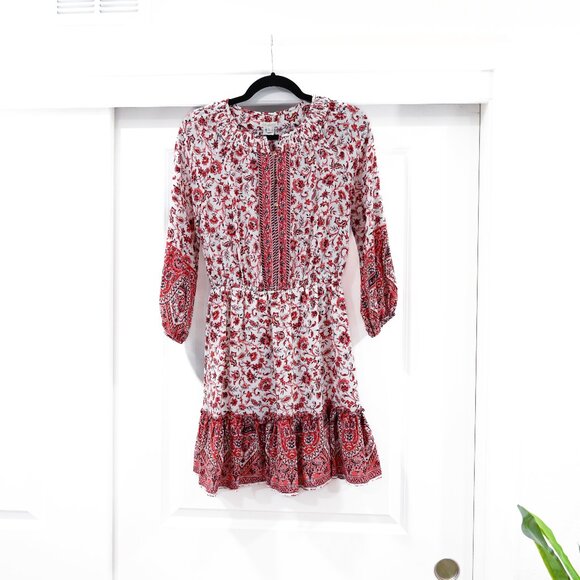 Shoshanna Size 0 Paisley Etta 100% Silk Dress - Picture 2 of 10